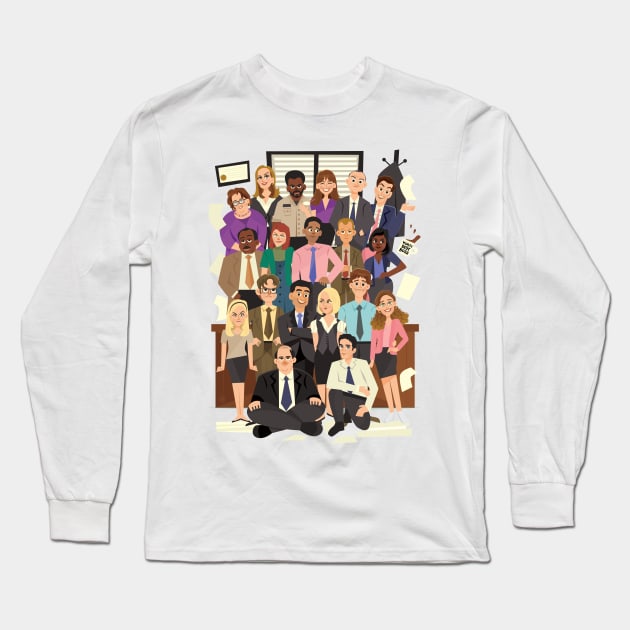 The Office Long Sleeve T-Shirt by risarodil